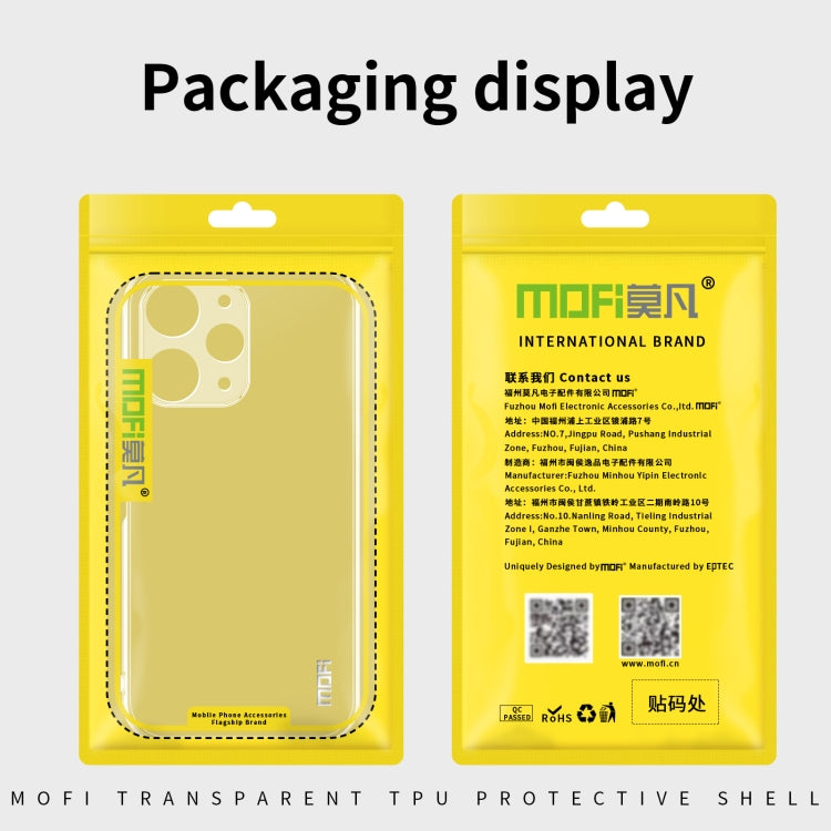 For Xiaomi Civi 4 Pro MOFI Ming Series Ultra-thin TPU Phone Case(Transparent) - Xiaomi Cases by MOFI | Online Shopping UK | buy2fix