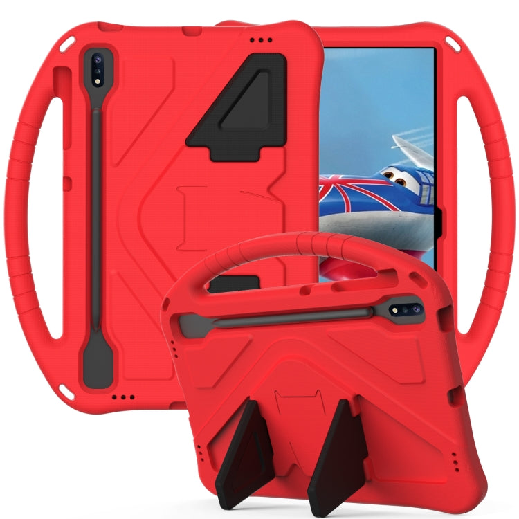 For Samsung Galaxy Tab S10+ 12.4 EVA Shockproof Tablet Case with Holder(Red) - Tab S10+ Cases by buy2fix | Online Shopping UK | buy2fix