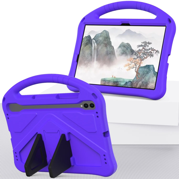 For Samsung Galaxy Tab S10 EVA Shockproof Tablet Case with Holder(Purple) - Tab S10 Cases by buy2fix | Online Shopping UK | buy2fix