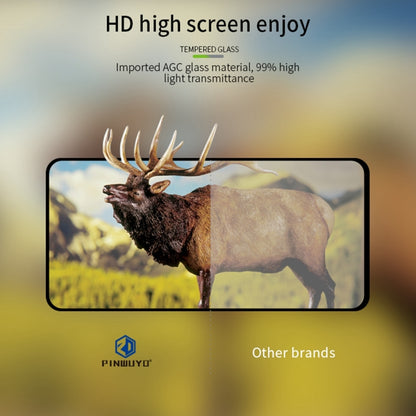 For Huawei Pura 70 PINWUYO 9H 2.5D Full Screen Tempered Glass Film(Black) - Huawei Tempered Glass by PINWUYO | Online Shopping UK | buy2fix