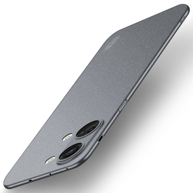 For OnePlus Ace 2V / Nord 3 MOFI Fandun Series Frosted PC Ultra-thin All-inclusive Phone Case(Gray) - OnePlus Cases by MOFI | Online Shopping UK | buy2fix