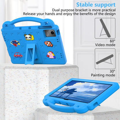 For Lenovo Tab M11 / Xiaoxin Pad 2024 Handle Kickstand Children EVA Shockproof Tablet Case(Sky Blue) - Lenovo by buy2fix | Online Shopping UK | buy2fix