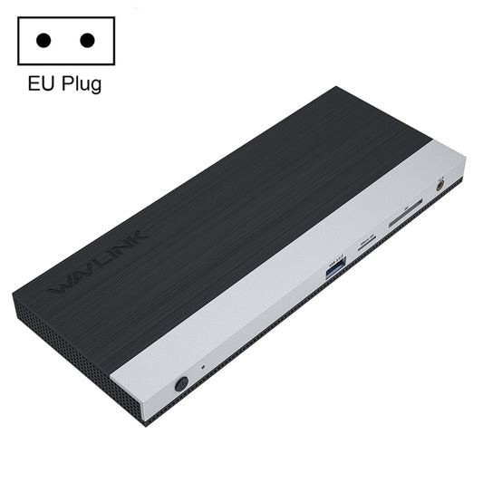 WAVLINK WL-UMD01 USB3.0 Splitter Docking Station Gigabit Ethernet / DP / HD Cable Converter(EU Plug) - USB 3.0 HUB by WAVLINK | Online Shopping UK | buy2fix
