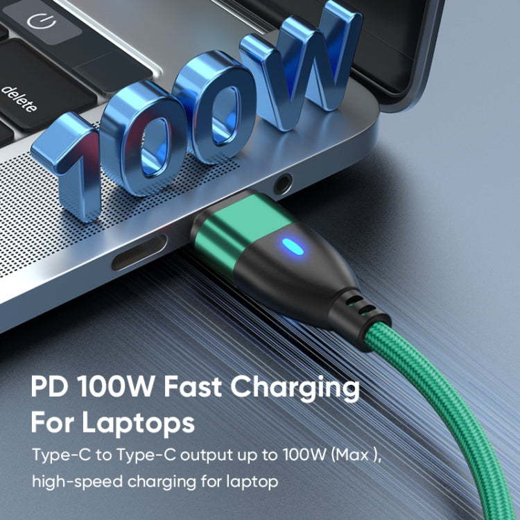 ENKAY 3 in 1 PD100W Type-C to Type-C / 8 Pin / Micro USB Magnetic Fast Charging Cable, Cable Length:1.8m(Black) - Charging Cable & Head by ENKAY | Online Shopping UK | buy2fix