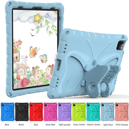 For iPad Air 11 2024 Butterfly Bracket EVA Shockproof Tablet Case(Light Blue) - iPad Air 11 2024 Cases by buy2fix | Online Shopping UK | buy2fix