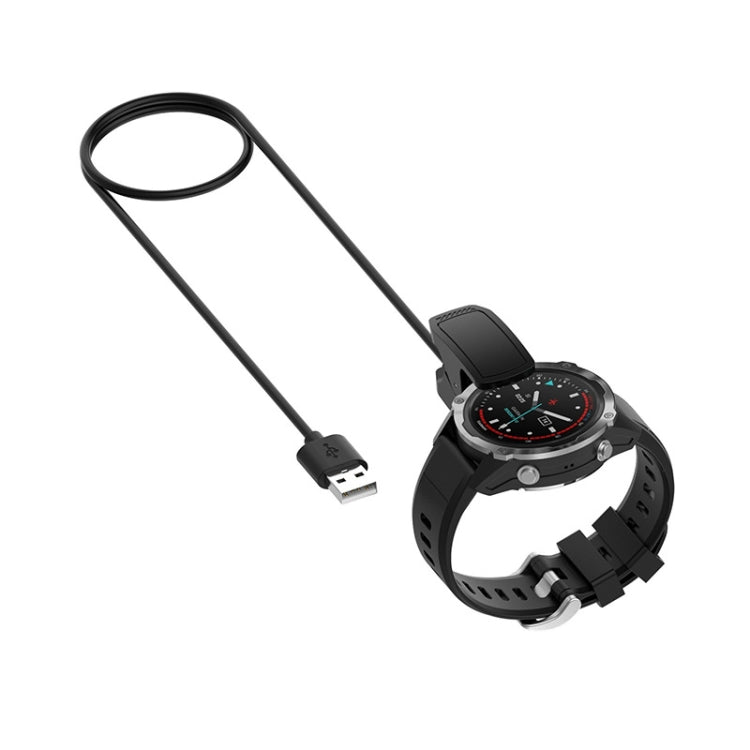 For Garmin Descent MK3 Smart Watch USB Charging Cable With Data Function(Black) - Charger by buy2fix | Online Shopping UK | buy2fix