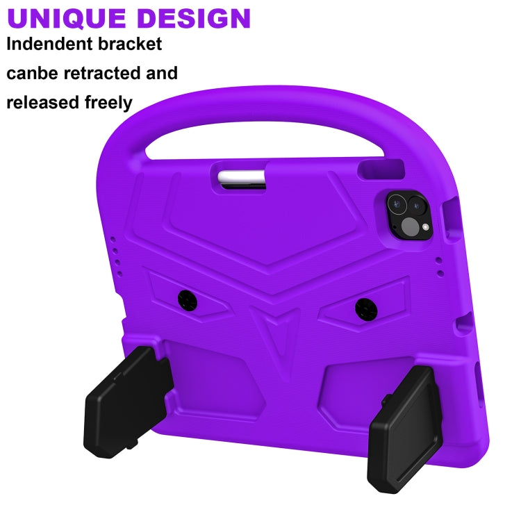 For iPad Air 11 2024 Sparrow Style Shockproof Kickstand EVA Tablet Case(Purple) - iPad Air 11 2024 Cases by buy2fix | Online Shopping UK | buy2fix