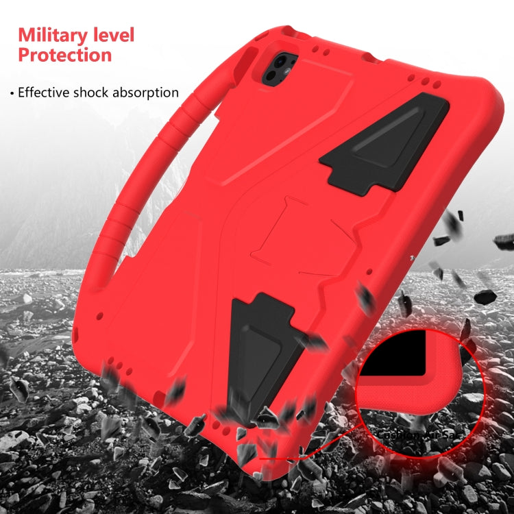 For iPad Air 13 2024 EVA Shockproof Tablet Case with Holder(Red) - iPad Air 13 2024 Cases by buy2fix | Online Shopping UK | buy2fix