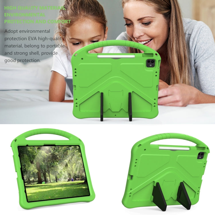 For iPad Pro 13 2024 EVA Shockproof Tablet Case with Holder(Green) - iPad Pro 13 2024 Cases by buy2fix | Online Shopping UK | buy2fix