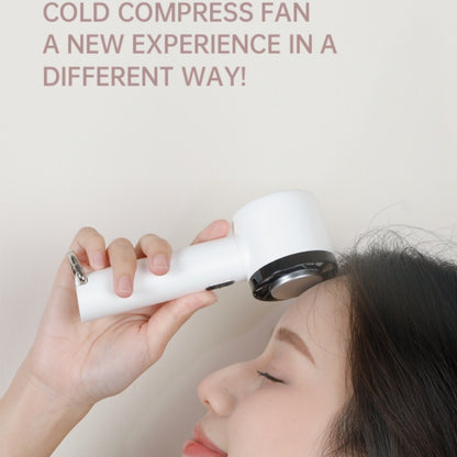 WX-625 Cold Compress Function Portable Mini Summer Fan Handheld Cooling Fan(White) - Electric Fans by buy2fix | Online Shopping UK | buy2fix