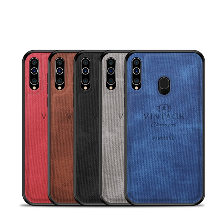 PINWUYO Shockproof Waterproof Full Coverage PC + TPU + Skin Protective Case for Galaxy A60(Red) - Galaxy Phone Cases by PINWUYO | Online Shopping UK | buy2fix