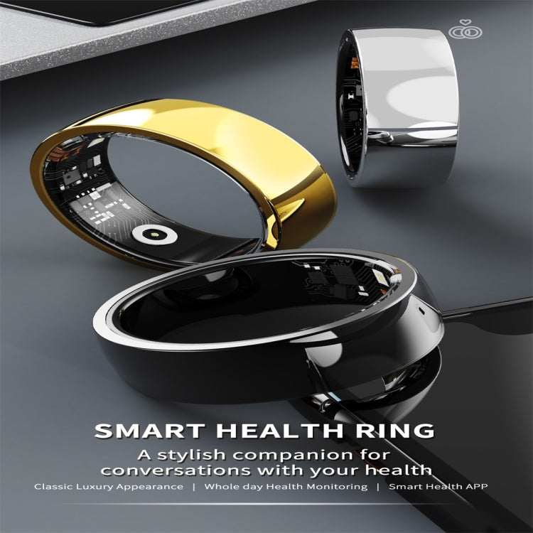 R09M SIZE 18 Smart Ring, Support Health Monitoring / Care For Families(Black) - Smart Rings / Smart Telephones by buy2fix | Online Shopping UK | buy2fix