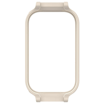 For Xiaomi Smart Band 8 Active Half Pack PC Watch Protective Case(Creamy White) - Watch Cases by buy2fix | Online Shopping UK | buy2fix