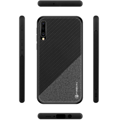 PINWUYO Honors Series Shockproof PC + TPU Protective Case for Galaxy A70(Brown) - Galaxy Phone Cases by PINWUYO | Online Shopping UK | buy2fix