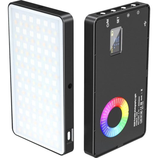 M1SE 12 Effects RGB Photography Lamp 0.96-inch TFT Screen Pocket Fill Light - Selfie Light by buy2fix | Online Shopping UK | buy2fix