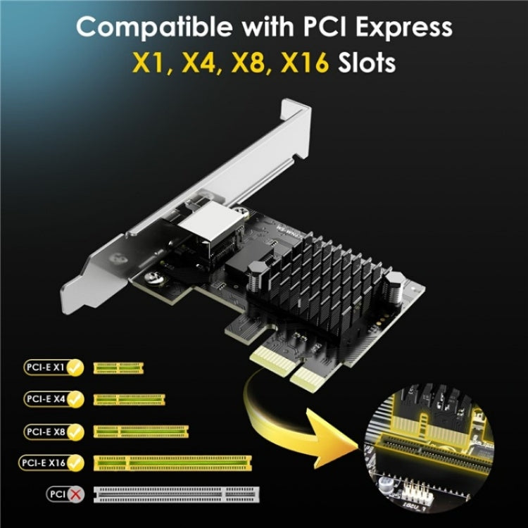 WAVLINK NWP002 2Gbps RTL8125B Chip RJ45 Ethernet Adapter Pcie Network Card - USB Network Adapter by WAVLINK | Online Shopping UK | buy2fix