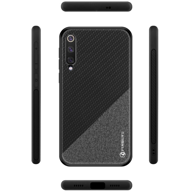 PINWUYO Honors Series Shockproof PC + TPU Protective Case for Xiaomi Mi 9 SE(Brown) - Xiaomi Cases by PINWUYO | Online Shopping UK | buy2fix