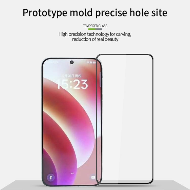 For OPPO Find X8 PINWUYO 9H 3D Full Screen Explosion-proof Tempered Glass Film(Black) - Find X8 Tempered Glass by PINWUYO | Online Shopping UK | buy2fix