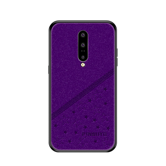 PINWUYO Full Coverage Waterproof Shockproof PC+TPU+PU Protective Case for Oneplus7 pro(Purple) - OnePlus Cases by PINWUYO | Online Shopping UK | buy2fix