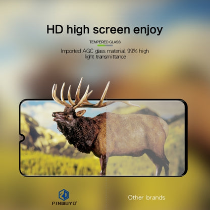 PINWUYO 9H 3D Curved Heat Bending Full Screen Tempered Glass Film for HUAWEI P30pro （black） - Huawei Tempered Glass by PINWUYO | Online Shopping UK | buy2fix