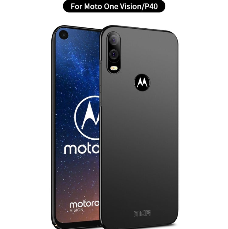 MOFI Frosted PC Ultra-thin Hard Case for Moto P40/One Vision(Rose gold) - Motorola Cases by MOFI | Online Shopping UK | buy2fix