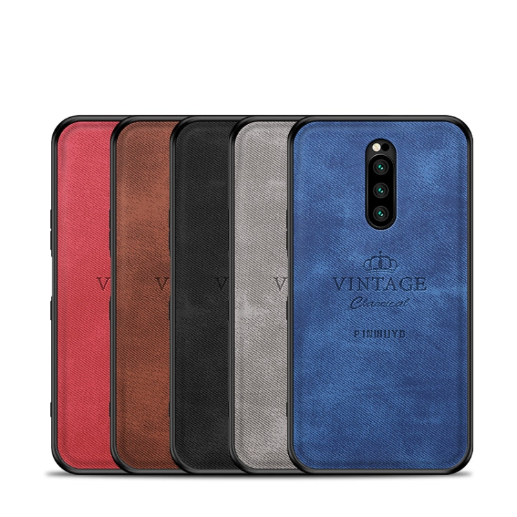 PINWUYO Shockproof Waterproof Full Coverage TPU + PU Cloth+Anti-shock Cotton Protective Case  for Sony Xperia 1 / Xperia XZ4(Red) - Sony Cases by 1 | Online Shopping UK | buy2fix