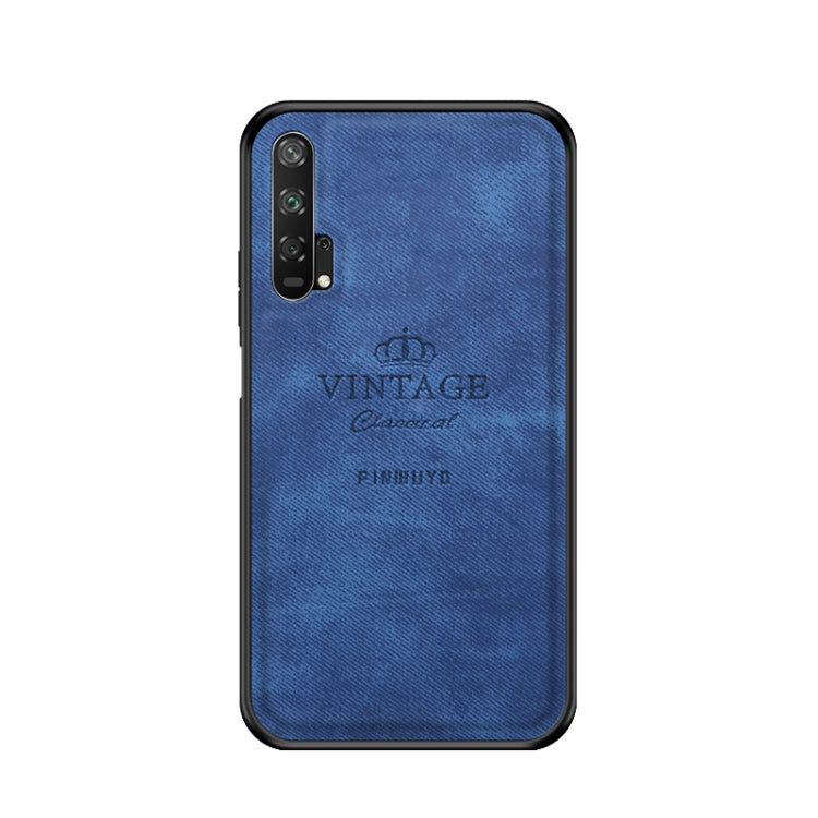 PINWUYO Shockproof Waterproof Full Coverage PC + TPU + Skin Protective Case  for Huawei Honor 20 Pro(Blue) - Honor Cases by 1 | Online Shopping UK | buy2fix