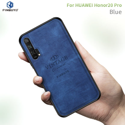 PINWUYO Shockproof Waterproof Full Coverage PC + TPU + Skin Protective Case  for Huawei Honor 20 Pro(Blue) - Honor Cases by 1 | Online Shopping UK | buy2fix