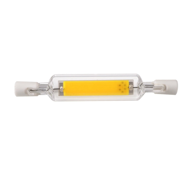 R7S 5W COB LED Lamp Bulb Glass Tube for Replace Halogen Light Spot Light,Lamp Length: 78mm, AC:110v(Warm White) - LED Blubs & Tubes by buy2fix | Online Shopping UK | buy2fix