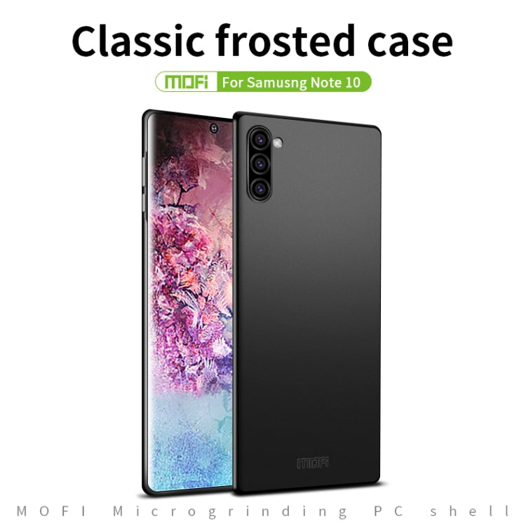 MOFI Frosted PC Ultra-thin Hard Case for Galaxy Note10(Black) - Galaxy Phone Cases by MOFI | Online Shopping UK | buy2fix