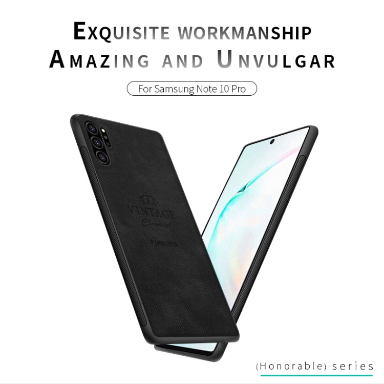 PINWUYO Shockproof Waterproof Full Coverage PC + TPU + Skin Protective Case  for Galaxy Note10+(Black) - Galaxy Phone Cases by PINWUYO | Online Shopping UK | buy2fix