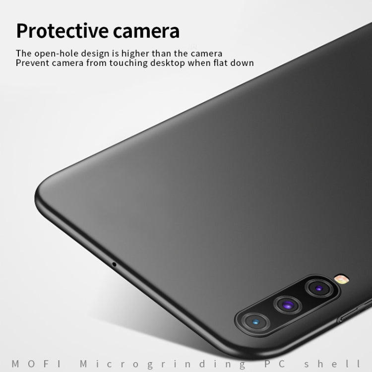 For Galaxy A70 MOFI Frosted PC Ultra-thin Hard Case(Black) - Galaxy Phone Cases by MOFI | Online Shopping UK | buy2fix