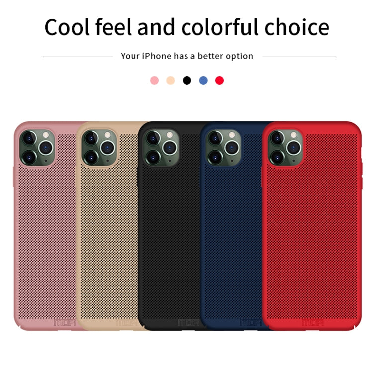 For iPhone 11 Pro MOFI Breathable PC Ultra-thin All-inclusive Protective Case(Rose gold) - iPhone 11 Pro Cases by MOFI | Online Shopping UK | buy2fix