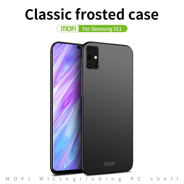 For Galaxy S20+  MOFI Frosted PC Ultra-thin Hard Case(Gold) - Galaxy Phone Cases by MOFI | Online Shopping UK | buy2fix