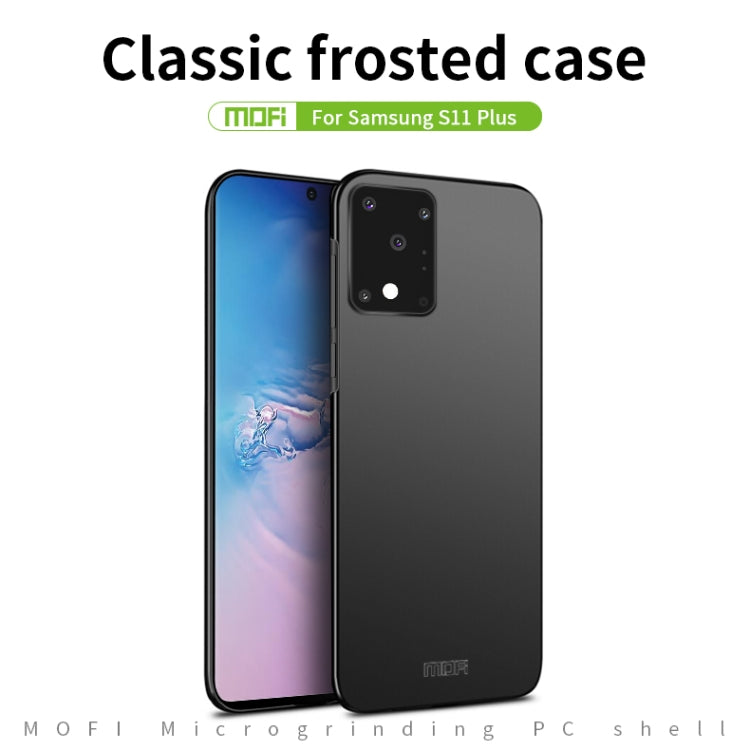 For Galaxy S20 Ultra MOFI Frosted PC Ultra-thin Hard Case(Blue) - Galaxy Phone Cases by MOFI | Online Shopping UK | buy2fix