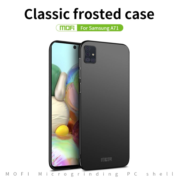 For Galaxy A71 MOFI Frosted PC Ultra-thin Hard Case(Red) - Galaxy Phone Cases by MOFI | Online Shopping UK | buy2fix