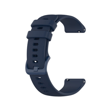 For Garmin Vivoactive 4 22mm Silicone Watch Band(Midnight Blue) - Watch Bands by buy2fix | Online Shopping UK | buy2fix