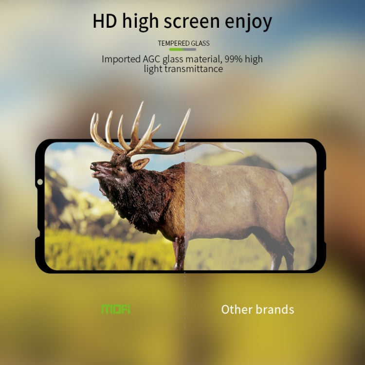 For Xiaomi Black shark3 pro MOFI 9H 2.5D Full Screen Tempered Glass Film(Black) -  by MOFI | Online Shopping UK | buy2fix