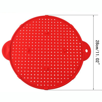 Multifunctional Food Grade Silicone Placemat Creative Kitchenware Heat Insulation Screen Filter(Red) - Filters by buy2fix | Online Shopping UK | buy2fix