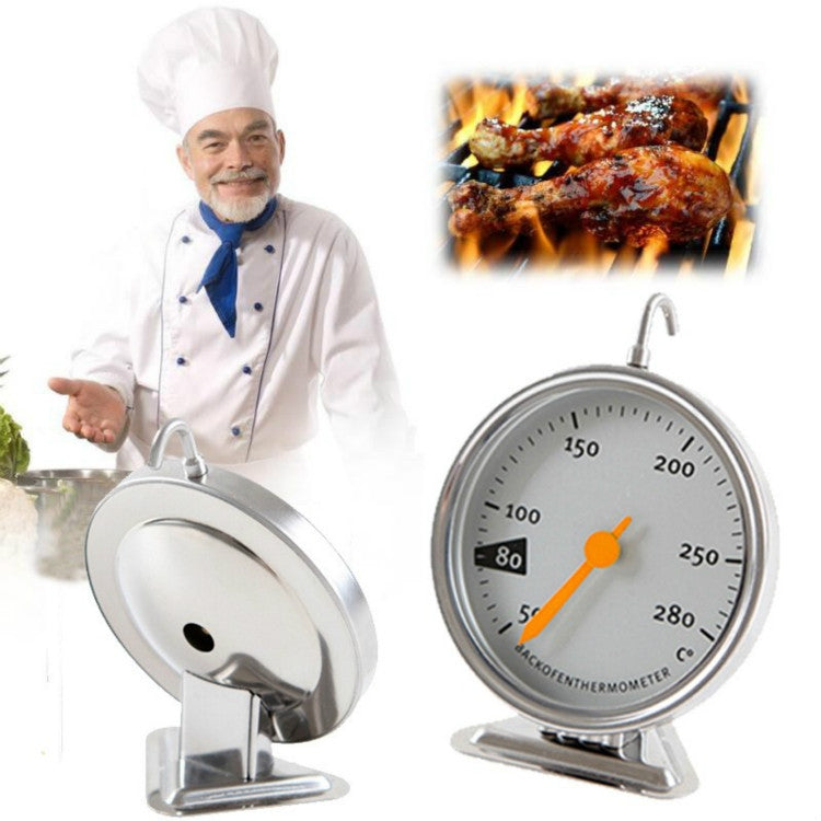 Hanging High Temperature Resistance Stainless Steel Oven Thermometer Kitchen Tools - Cooking Thermometers by buy2fix | Online Shopping UK | buy2fix