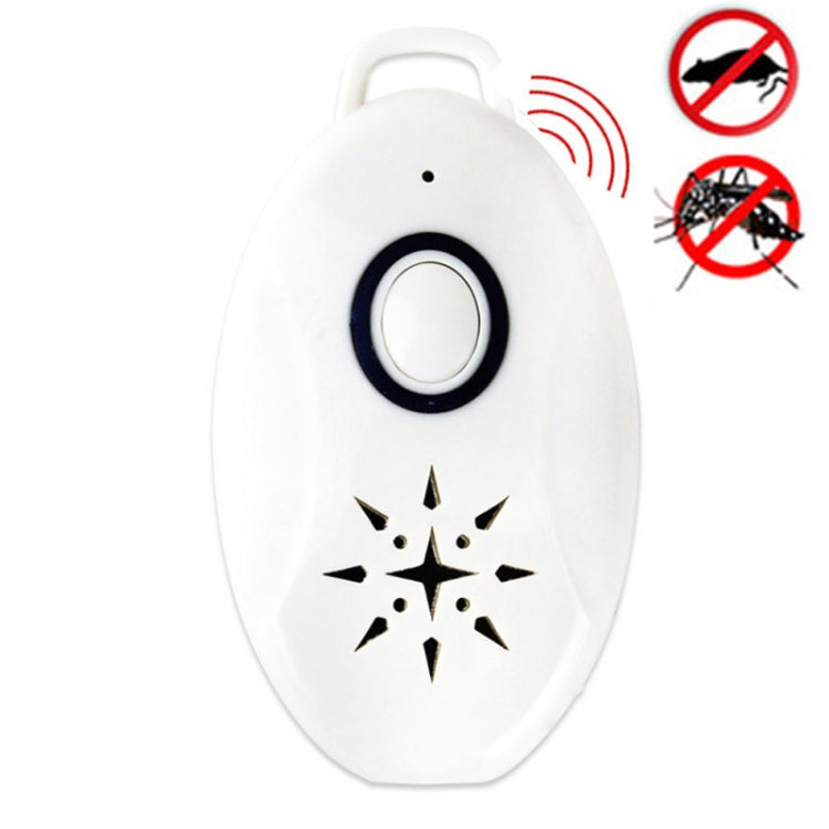 Mini Portable Outdoor Ultrasonic Repellent Anti-insect Anti-mouse for Camping Outdoor Activities(White) - Repellents by buy2fix | Online Shopping UK | buy2fix