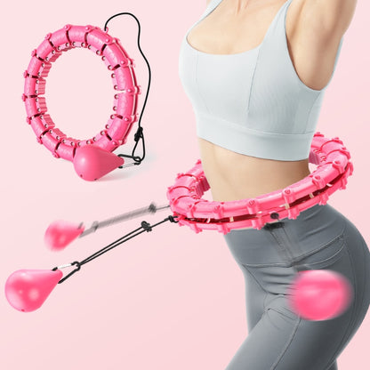 Smart Thin Waist Ring Women Will Not Fall Off Detachable Abdominal Ring Fitness Equipment, Size: 12 Knots(Purple) - Fitness Circles by buy2fix | Online Shopping UK | buy2fix