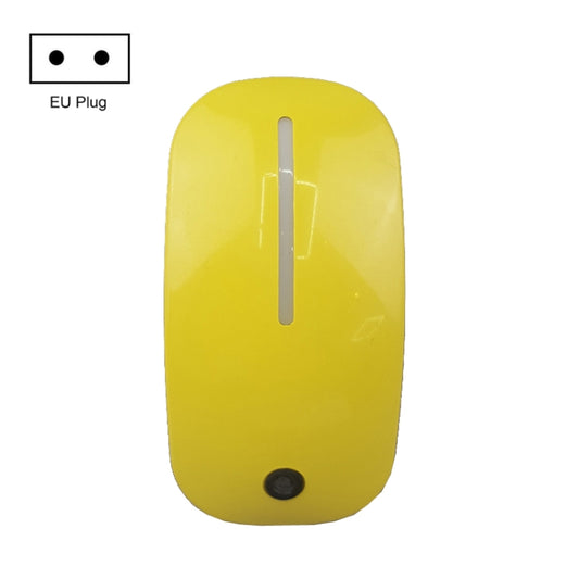 A66 Mouse Type LED Intelligent Light Control Night Light, Plug:EU Plug(Yellow) - Sensor LED Lights by buy2fix | Online Shopping UK | buy2fix