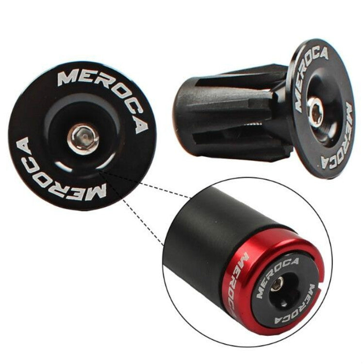 1pair MEROCA Mountain Bike Expansion Lock Bar Plug Road Bike Bicycle Bar Plug End Cover, Color: Electroplating Colorful - Others by MEROCA | Online Shopping UK | buy2fix