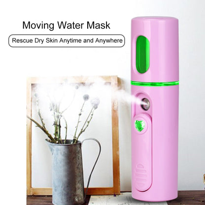 Facial Steamer Nano Steamer Handy  Face Moisture Sprayer Rechargeable Mini USB Charging Automatic Alcohol Sprayer(Light purple) - Beauty Instrument by buy2fix | Online Shopping UK | buy2fix