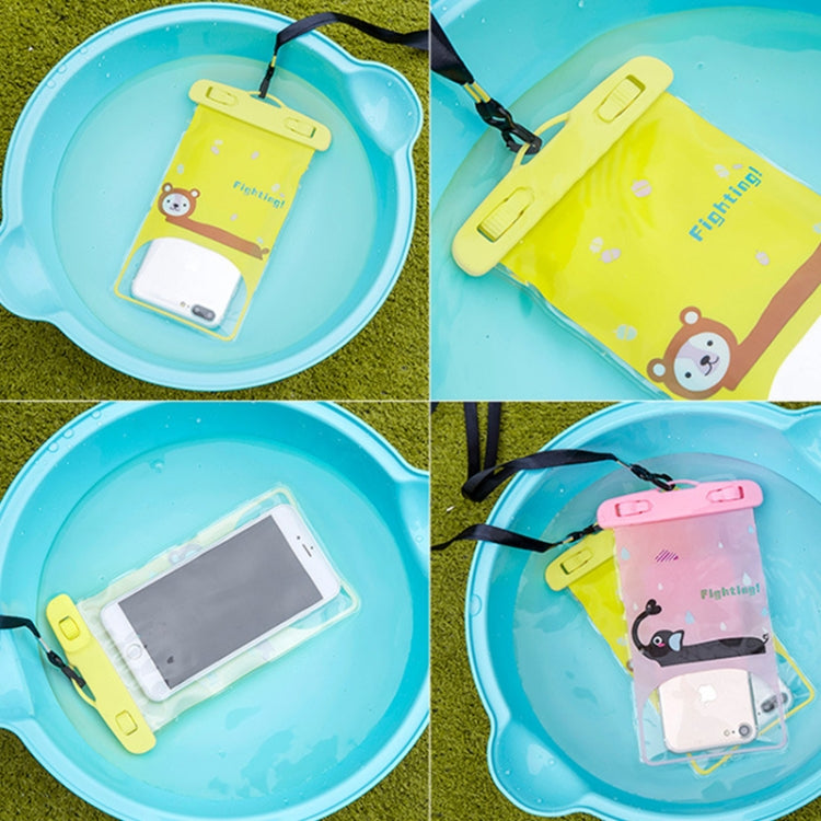 10 PCS Large Outdoor Photo Transparent Waterproof Cartoon Mobile Phone Bag, Style:Crocodile - Waterproof Bag by buy2fix | Online Shopping UK | buy2fix