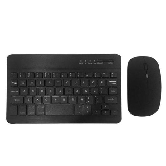 Universal Ultra-Thin Portable Bluetooth Keyboard and Mouse Set For Tablet Phones, Size:10 inch(Black Keyboard + Black Mouse) - Universal Keyboard by buy2fix | Online Shopping UK | buy2fix