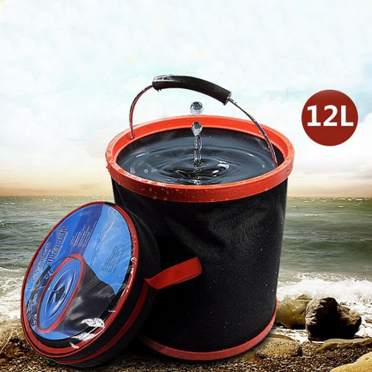 12L Car Washing Folding Telescopic Bucket Car Household Multifunctional Outdoor Portable Bucket - Car washing supplies by buy2fix | Online Shopping UK | buy2fix