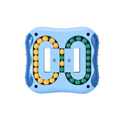 2 PCS Rotating Magic Bean Fingertip Magic Cube Children Finger Top Intellectual Toy(Blue) - Magic Cubes by buy2fix | Online Shopping UK | buy2fix