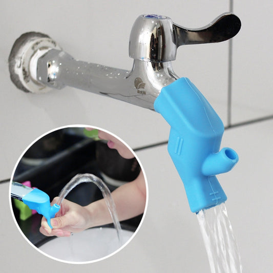 2 in 1 Travel Portable Simple Mouthwash Cup Silicone Faucet Extension Extender Children Hand Washing Device Sink(Random Color Delivery) - Faucets & Accessories by buy2fix | Online Shopping UK | buy2fix